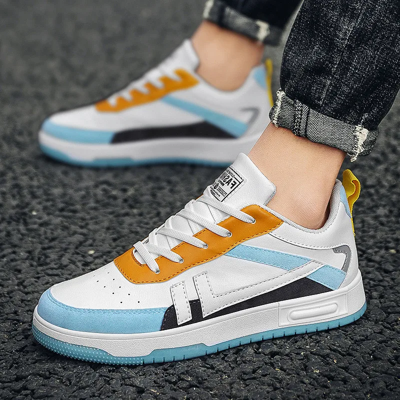 

2021 New Summer Men Casual Shoes Fashion New White Sneakers Men Shoes Comfort Chunky Sneakers Men's Shoes Trainers