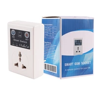 professional 220v phone rc remote wireless control smart switch gsm socket power plug for home household appliance eu plug