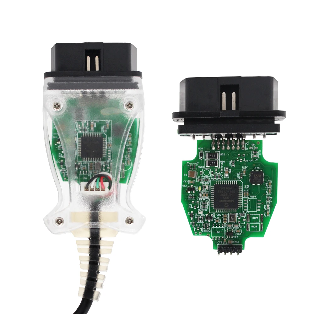 Автомобильный диагностический инструмент ELS27 FORScan V2.3.8 ELS Green PCB PIC24HJ128GP + FTDI Mircochip OBD2