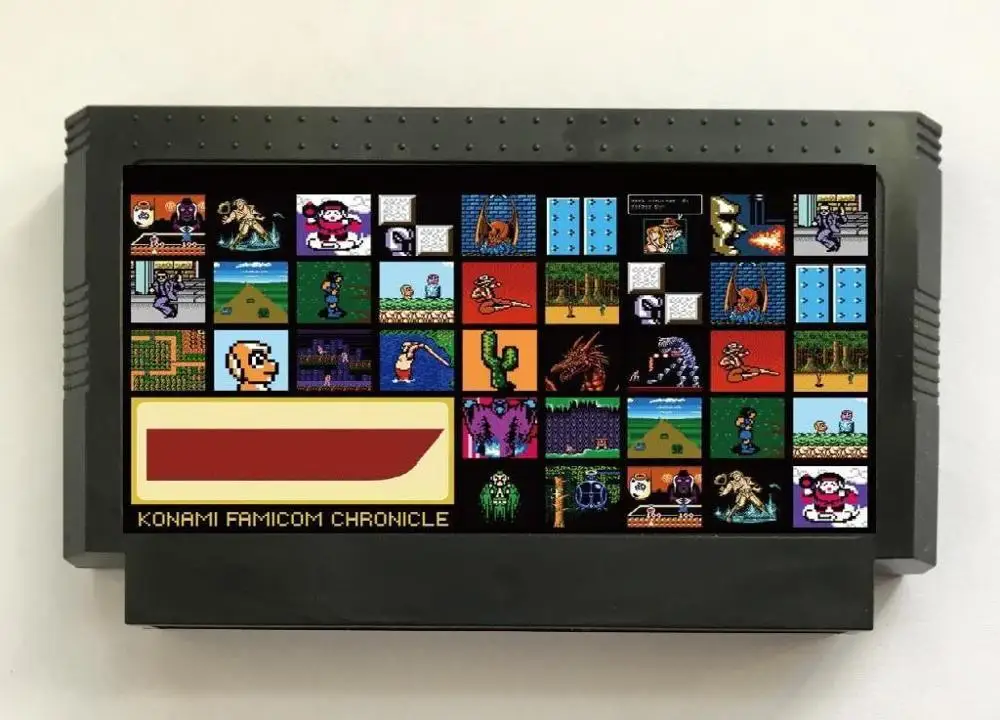 Konami Япония коллекция три 13 в 1 игровой Картридж для NES консоли - Цвет: FC60Pins Version