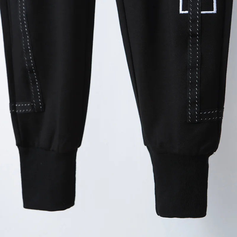 

Owen Seak Men Casual Sweatpants Pants Suit Men's Clothing Autumn High Street Men Harem Pants Black Pants Size XXL