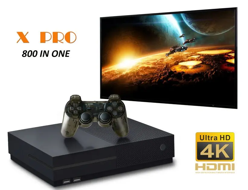 Консоль для видеоигр PS1 64 бит 4K HD выход Ретро 800 классические Семейные игры ТВ 32 Гб