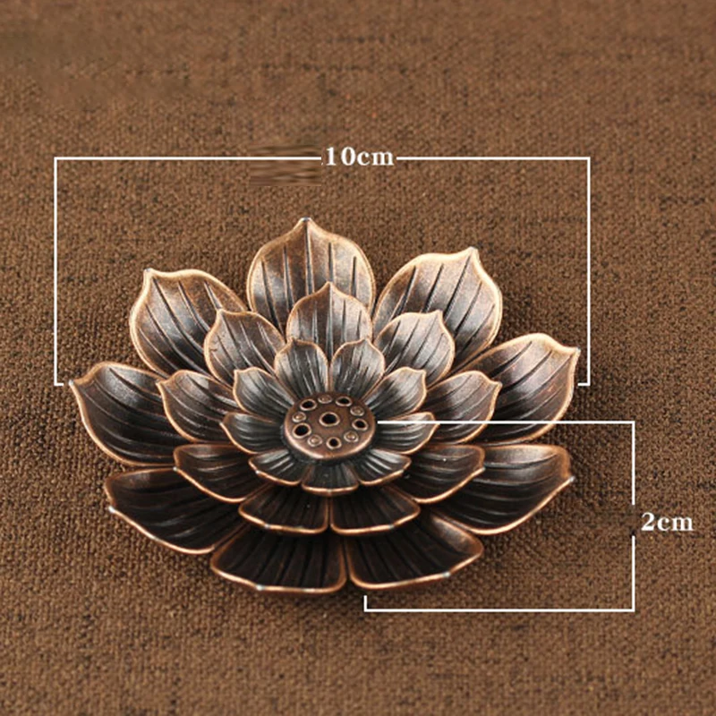 1pcs Lotus Shape Incense Plate Display Burner 10*2cm Ash Catcher Detachable For Joss-stick Home Hot Selling | Дом и сад