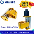 Модуль оси Z CNC 3018 Plus, Алюминиевая опора для скользящего стола оси Z для использования шпинделя 300 Вт или 500 Вт, подать заявку на шаговый двигатель Nema1742H
