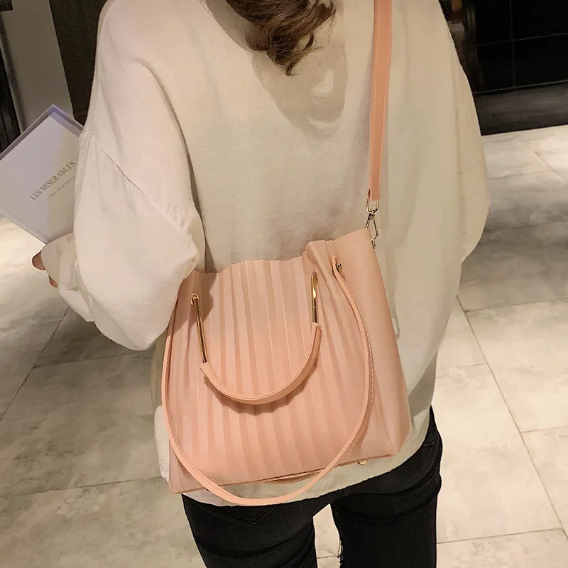 Модная Желейная Сумка-ведро сумки через плечо для женщин роскошные из ПВХ