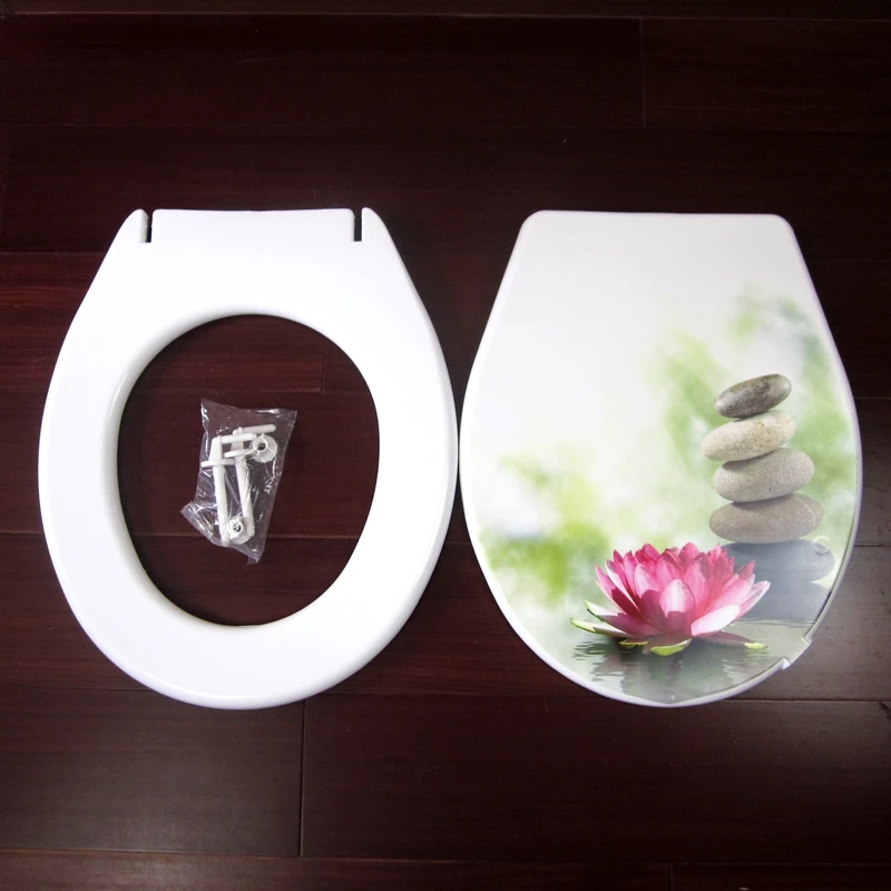 toilet lid cover standard closing 2019high quality colorful toilet seat cover set hot selling fashion bathroom pp toilet seat free global shipping