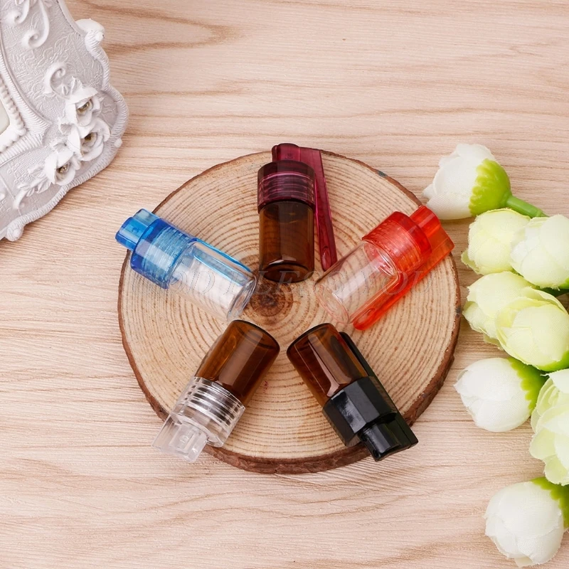 5 шт. 36 мм акриловый флакон небольшого размера стеклянный с ложкой Прямая