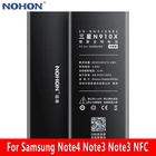 Оригинальный аккумулятор NOHON для Samsung Galaxy Note 2 3 4, аккумулятор большой емкости для Note2 N7100 Note3 NFC N9000 Note4 N9100 N910X