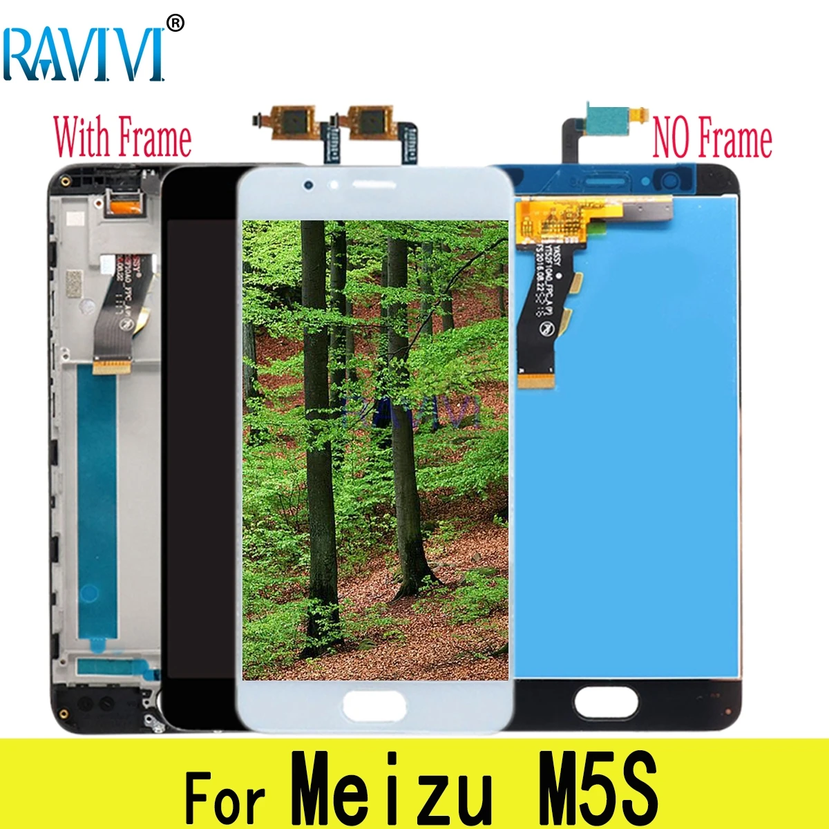 5 2 &quotM5S ЖК дисплей для MEIZU M5S Дисплей M612H M612M кодирующий преобразователь сенсорного