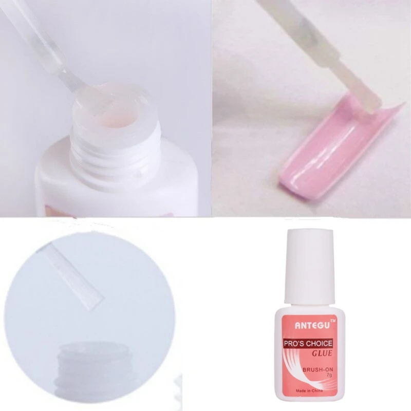 Быстросохнущий клей для ногтей накладные ногти блестящие акриловые украшения с