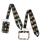 ER774 монстр детские творческие ремешок держатель для карт для студентов с завязками на шее Мобильный телефон шнур значок метро доступа держатель для карт