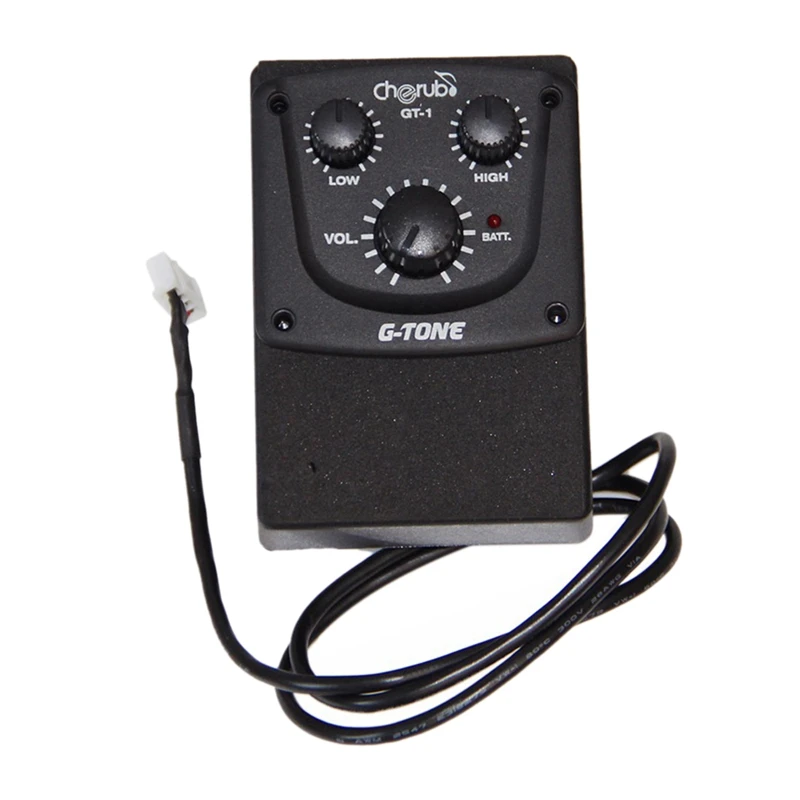 

Hot AD-Cherub GT-1 Гитарный Предусилитель Piezo Pickup EQ предусилитель Серия 2-Band гитара с эквалайзером предусилитель