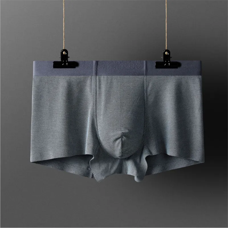 

Men's Shorts Environmental Protect No Staining Underpants New Business Man Boxer Underwear Antibacterial Seamless