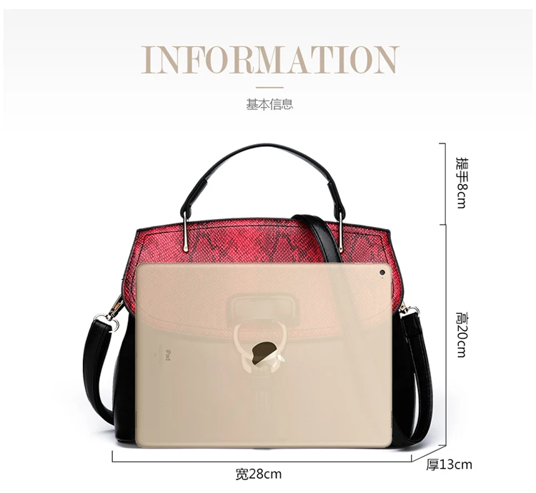 

Luxury Handbags Women Bags Designer Fashion Sshopping Snake Tote Bag Ladies PU Leather Serpentine Shoulder Bags Sac A Main Femme