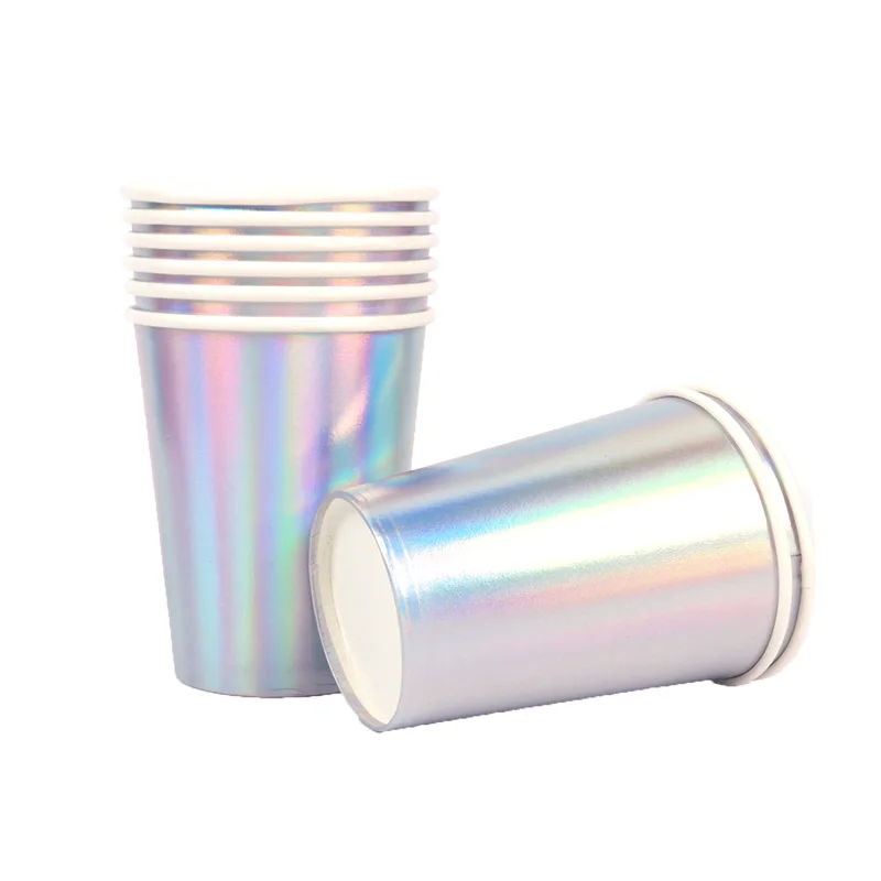 Одноразовая посуда в виде разноцветных ракушек для девочек | Дом и сад