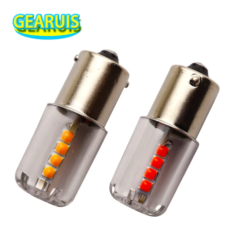 10 шт. 1156 BA15S 1157 BAY15D силиконосветодиодный светодиод 8 SMD 3030 светодисветодиодный P21/5