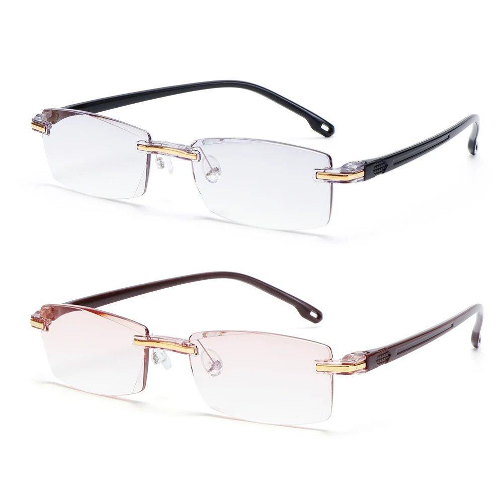 

Ульсветильник очки для дальнозоркости без оправы очки для чтения очки для пожилых с защитой от синего излучения компьютерные очки для чтен...