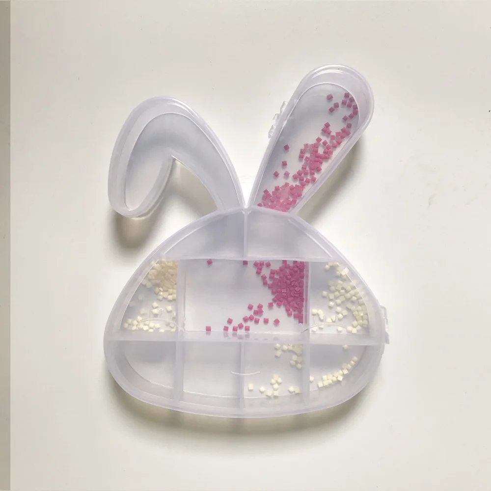 Аксессуары для алмазной живописи прозрачная пластиковая коробка бусин хранения