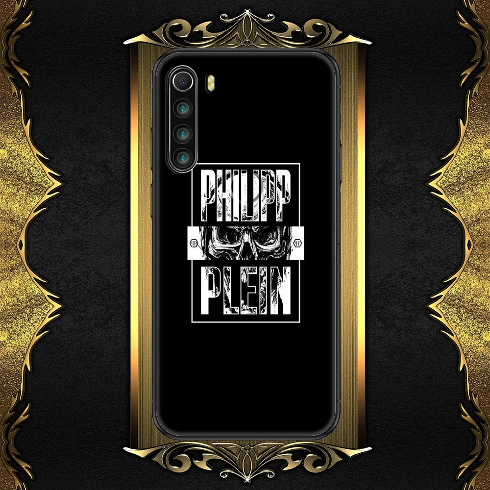 

philippes German luxury brands pleines Phone case For Xiaomi Redmi Note 7 7A 8 8T 9 9A 9S 10 K30 Pro Ultra black painting cover