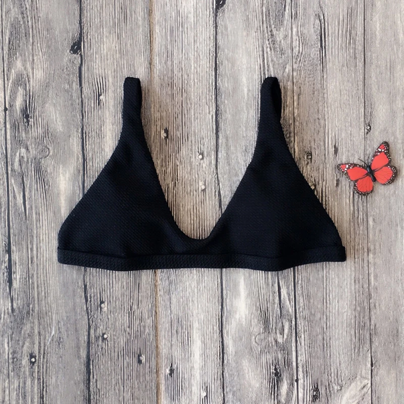 

Sexy Bikini 2020 New Swimsuit Women Solid Two Piece Bikini Set High Waist Swimwear Beachwear Push Up Swimming For Women Suit