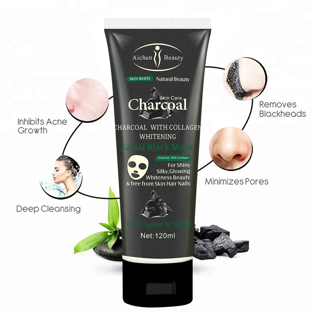Маска с активированным углем для удаления черных точек|Средства ухода и маски| |