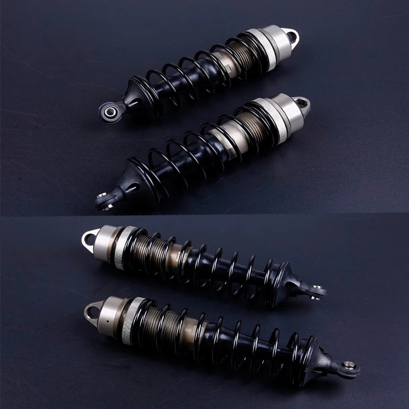 Front and Rear Alloy Shocks Absorbers with Plastic Shock End for 1/5 Scale Losi 5ive-T/ Rovan LT / KM X2 Spare Parts - 4pcs/set | Игрушки и