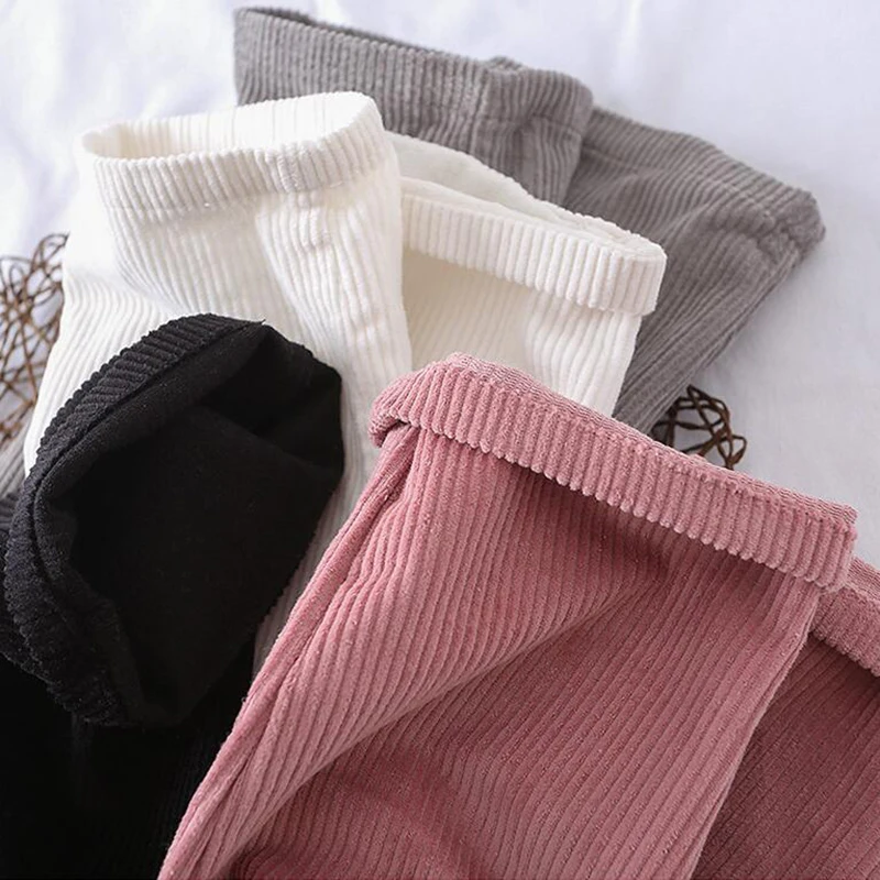 

Autumn Winter High Waist Corduroy Harem Pants Women Plus Size Loose Black Pants Women Plus Velvet Trousers Casual Sweatpants