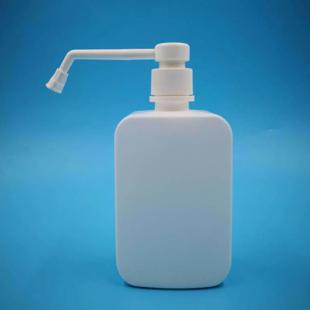 1Pc White Spray Bottle 500ml PET Plastic Hand Sanitizer Soap Dispenser Cosmetic Shampoo Body Wash Empty | Красота и здоровье