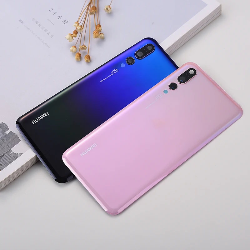 Крышка батарейного отсека P20Pro для Huawei P20 Pro задний корпус стекло ремонт задняя