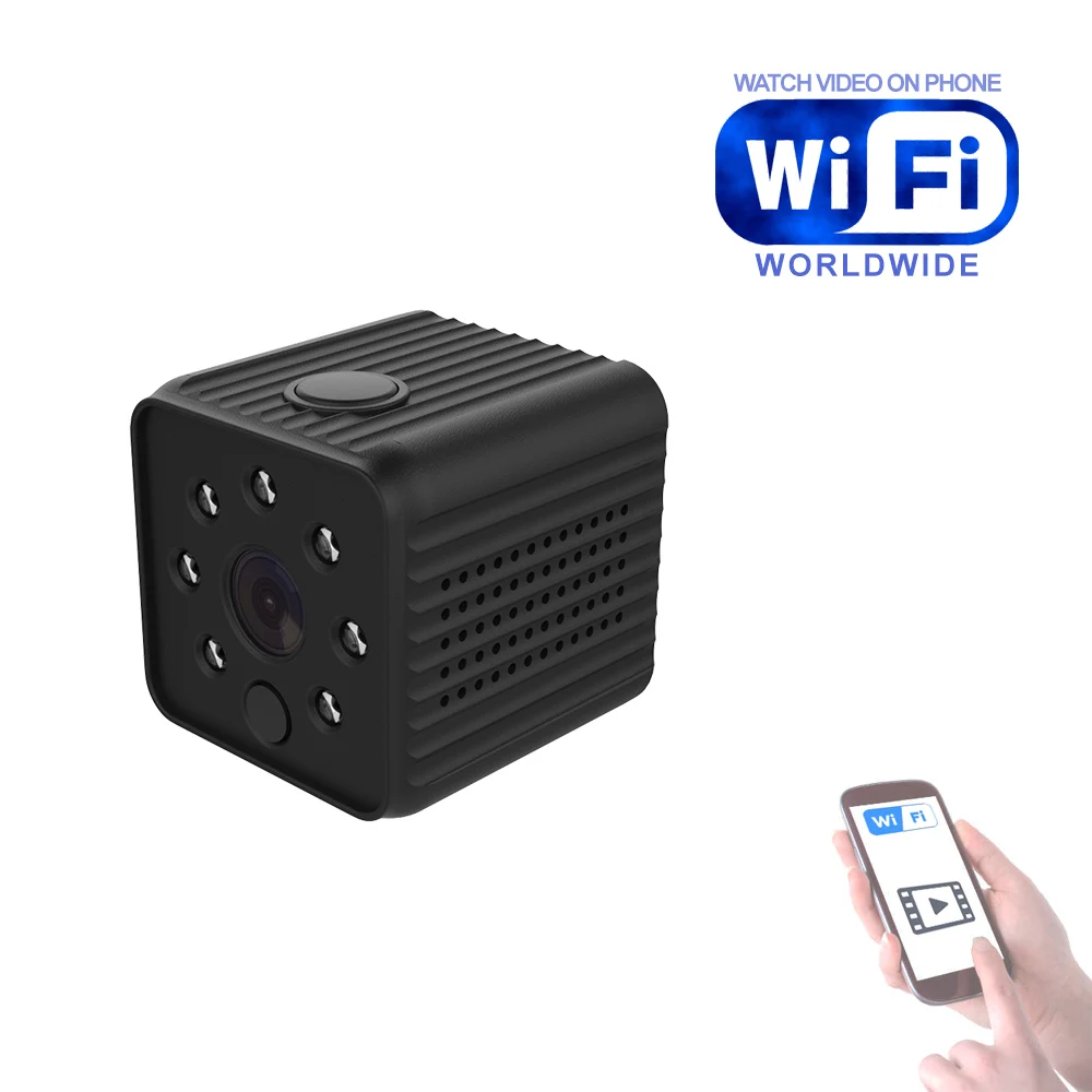 

706 WiFi IP Camera Home Security Wireless Mini Camcorder HD 1080P DVR IR Automatic Night Vision Motion Detection P2P Hotspot