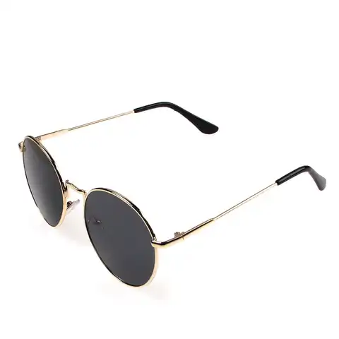 Очки солнцезащитные женские Pretty Mania, брендовые дизайнерские солнечные очки круглые в тонкой металлической оправе