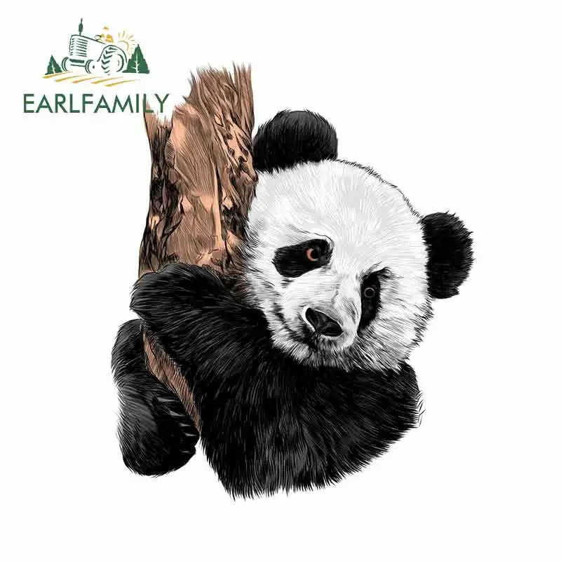 EARLFAMILY 13 см x 10 7 для рисования панды медведя мотоцикла автомобиля стикер s