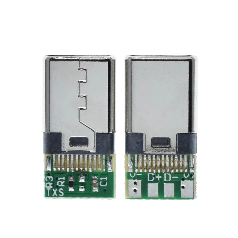 USB 3.1 Тип C разъем 24 штырька розетка адаптер для припоя провода и кабеля P поддержка