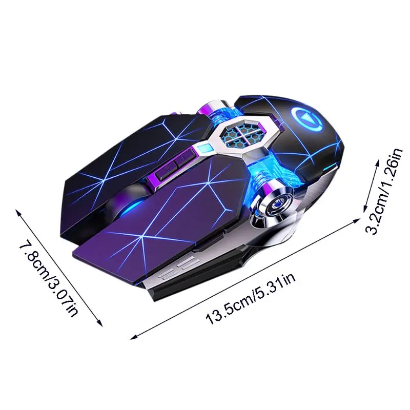 

Gaming Mouse 3200dpi 7 Buttons Mechanical Wired Backlit Silent Computer Mouse