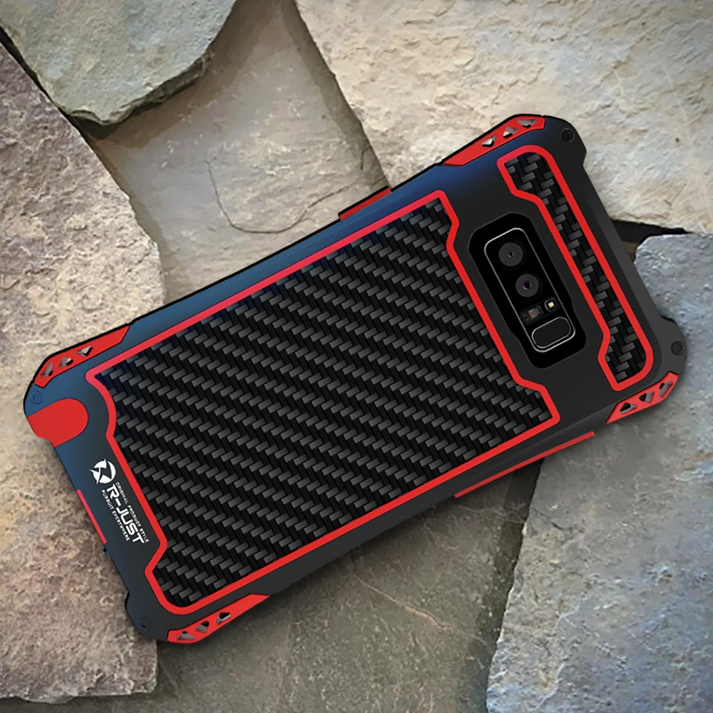 Для Samsung Galaxy Note 10 Plus чехол противоударный армированный Алюминиевый металлический