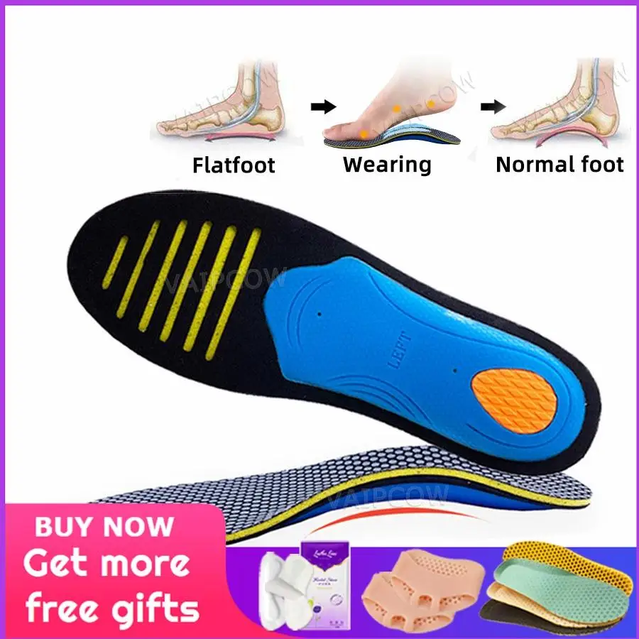 

EVA Orthopedic Insoles Orthotics flat foot Health Sole Pad for Shoes insert Arch Support pad for plantar fasciitis Men Woman