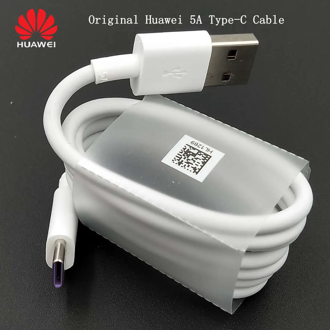 Huawei-Cable USB tipo C de supercarga, cable Micro usb 5A, P30, P20...