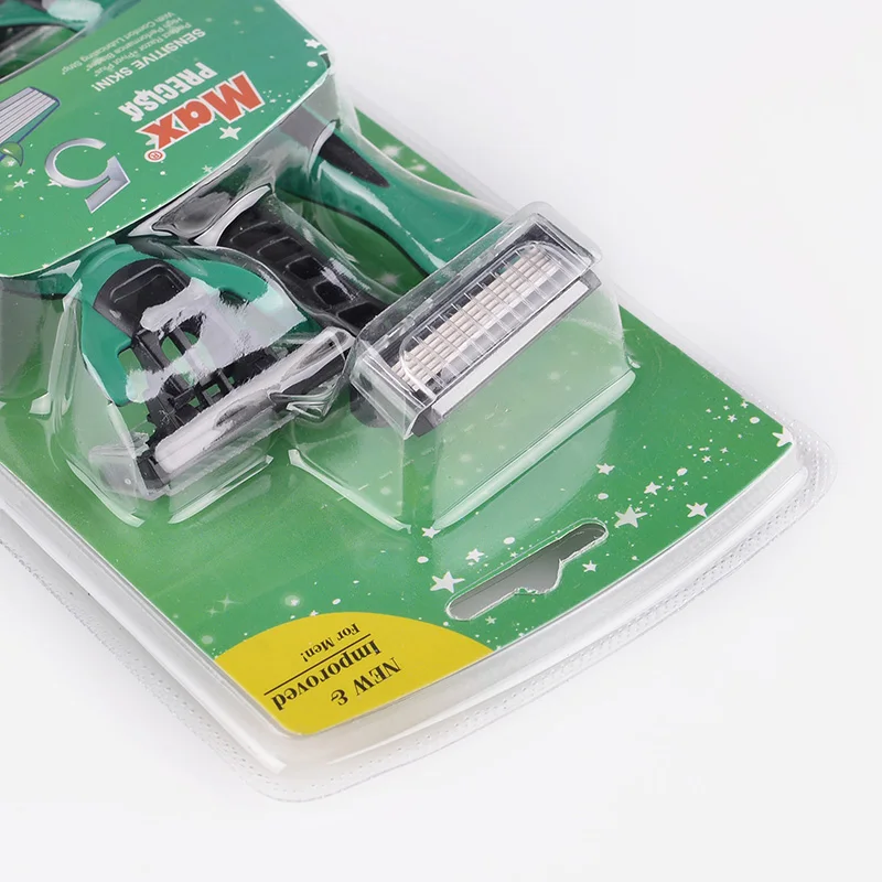 3 шт. острое удаление волос для тела Бритва мужчин и женщин 5 слоев карандаш бритья