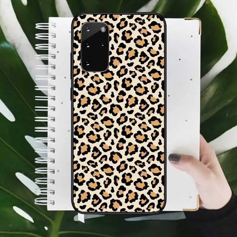 

Leopard pattern luxurious sexy Phone Case For Samsung galaxy S 9 10 20 A 10 21 30 31 40 50 51 71 s note 20 j 4 2018 plus