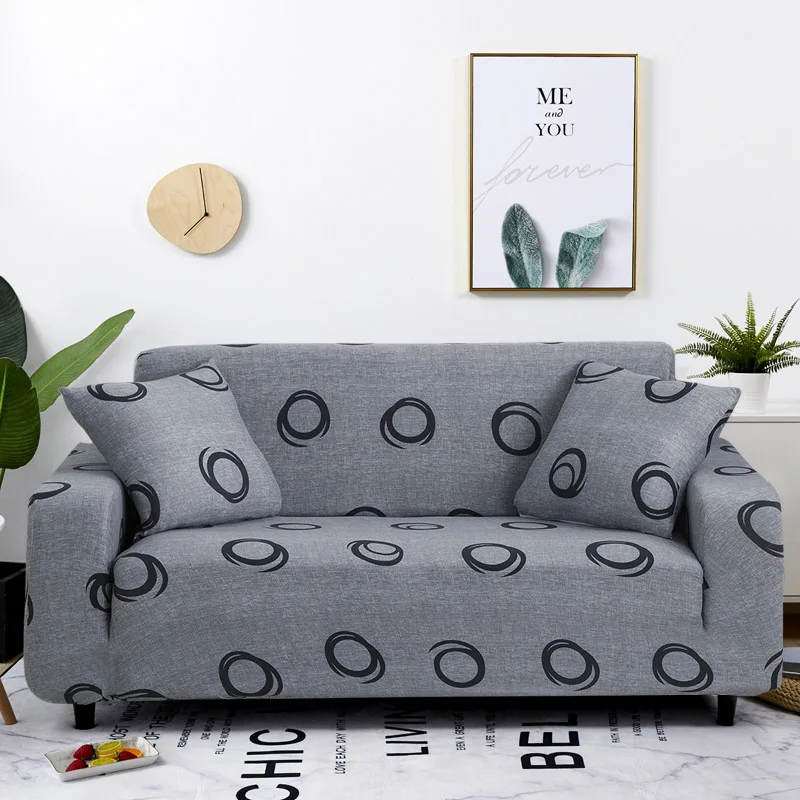 Floral Printing Sofa Cover for Living Room Slipcovers Cotton Elastic Couch Towel Chair Protector 1PC | Дом и сад