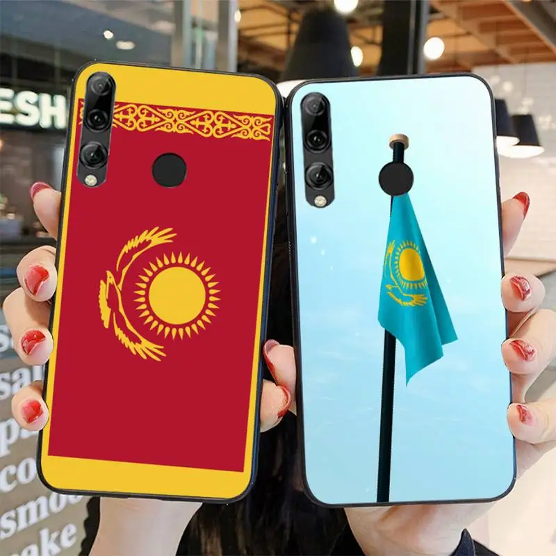 

Kazakhstan Flag Phone Case For Huawei Honor 8X 9 10 20 Lite 7A 7C 10i 9X Play 8C 9XPro