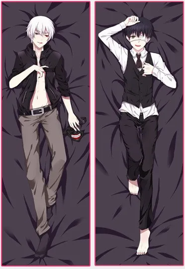 

Anime Tokyo Ghoul Ken Kaneki Dakimakura Body Pillow Case Cover Manga Bedding Hugging Body Pillowcase