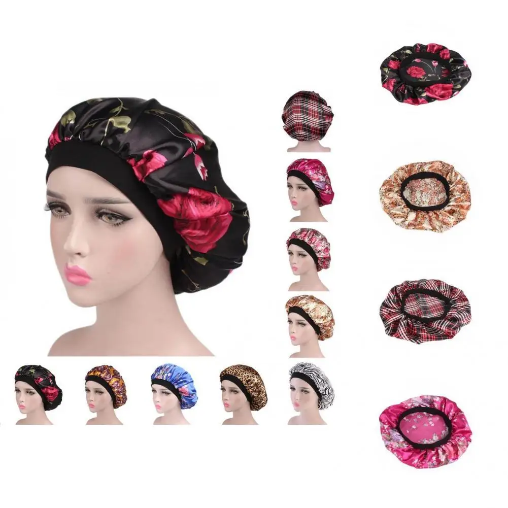 

Ночная шапка, гладкая плиссированная антистатическая защитная шляпа для ночного сна