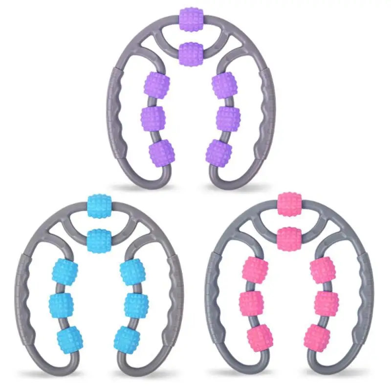 

Yoga Loop Leg Slimming Artifact Exercise Calf Leg Muscle Relaxation Eight-wheel Yoga Training Roller Neck Cervical Massager