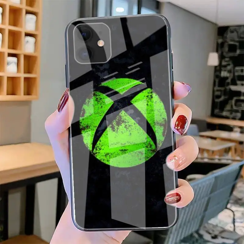 

Game XBOXES-compatible Phone Case Tempered Glass For Iphone6plus 6S 7 7plus 8 X XS XSmax XR 11 12 Pro Max 12mini