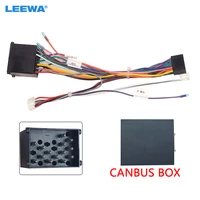 leewa car 16pin power wiring harness cable adapter with canbus for bmw e46e39e5399 install aftermarket android stereo 6461
