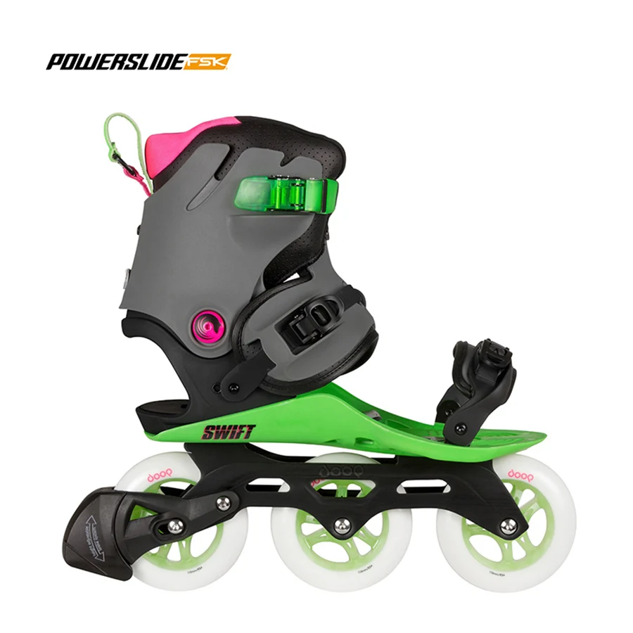 2020 оригинальные роликовые коньки Powerslide Doop для отдыха колеса 4*80/90 мм или 3*100