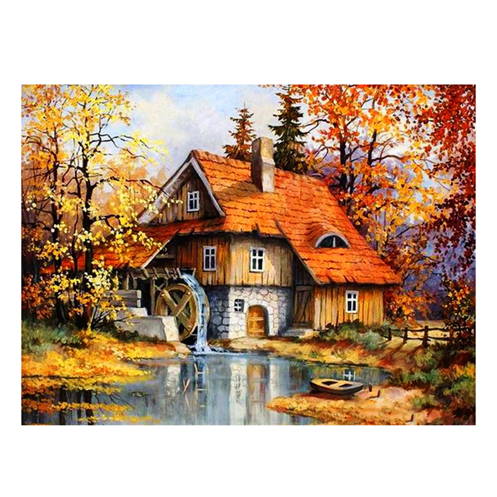 Алмазная 5D картина сделай сам полноразмерная из кристаллов декоративная набор