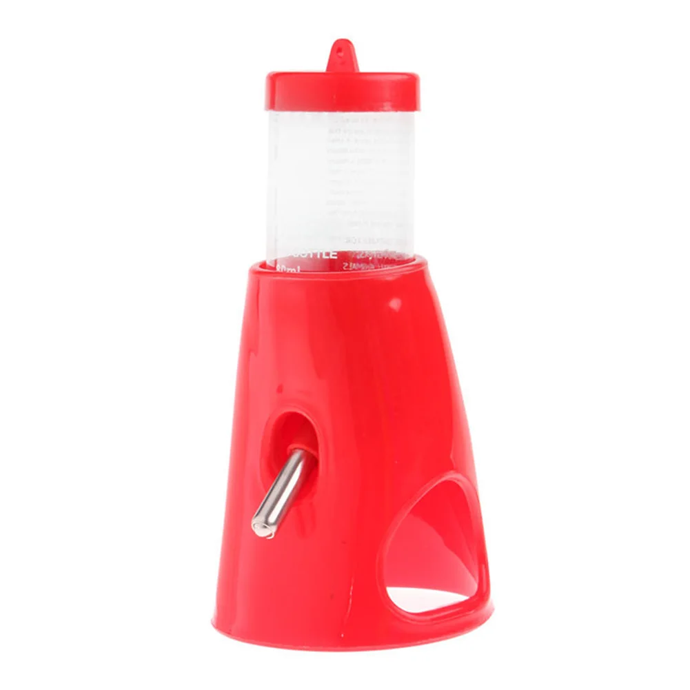 2 в 1 маленькие животные пластиковый кролик с основанием бутылка для воды дозатор