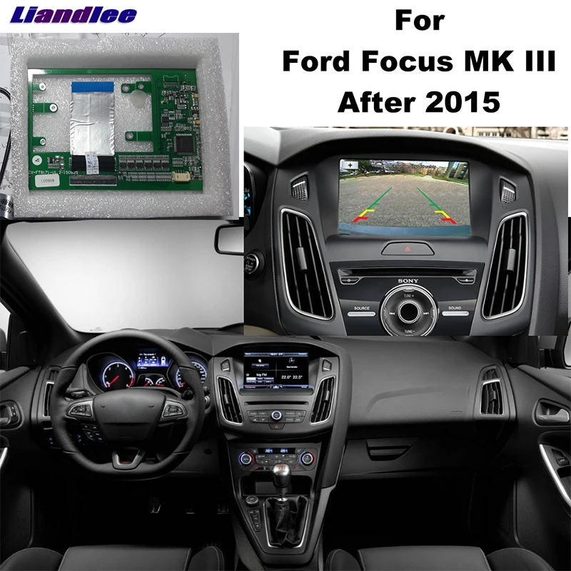 Комплект парковочной камеры Liandlee для Ford Focus MK 3 2015 2018 оригинальный обновленный
